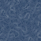 Blue Topographical Map Coffee Mug Gallery Image 2