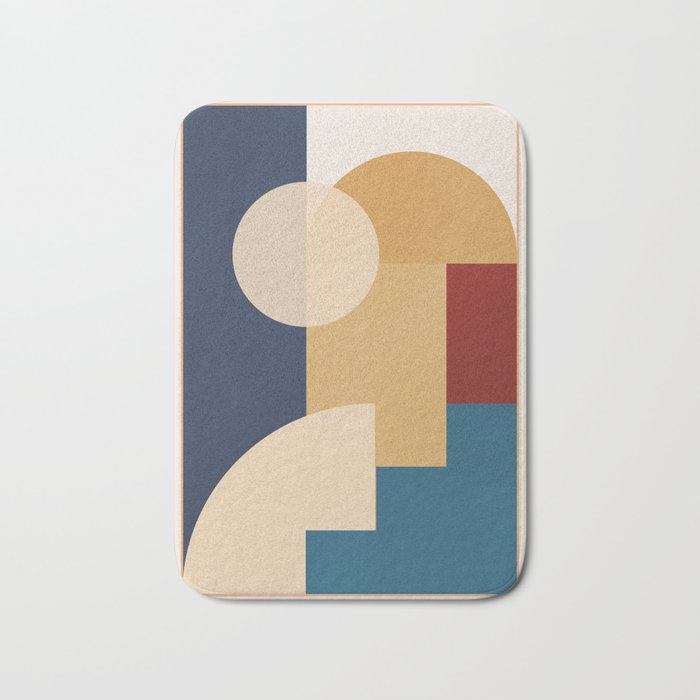 geometric abstract 188 Bath Mat Gallery Image 1