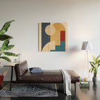 geometric abstract 188 Wood Wall Art Gallery Image 2
