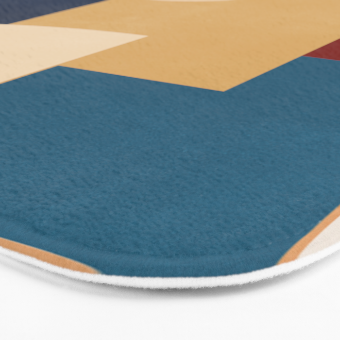 geometric abstract 188 Bath Mat Gallery Image 3