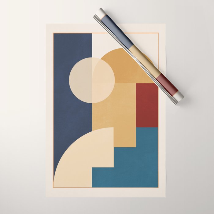 geometric abstract 188 Wrapping Paper Gallery Image 1