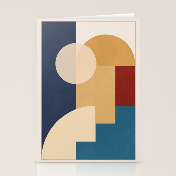 geometric abstract 188 Stationery Card Gallery Image 1