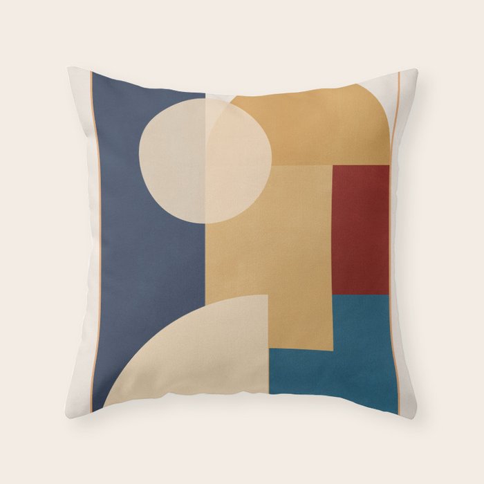 geometric abstract 188 Throw Pillow Gallery Image 6