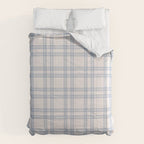 Blue And Cream Gingham Comforter Gallery Image 6