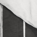 Black White Lines Minimalist Comforter Gallery Image 4