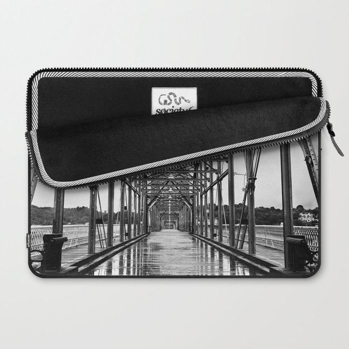 Walnut Street Bridge No. 10 Architectural Chattanooga Photography Laptop Sleeve Gallery Image 2