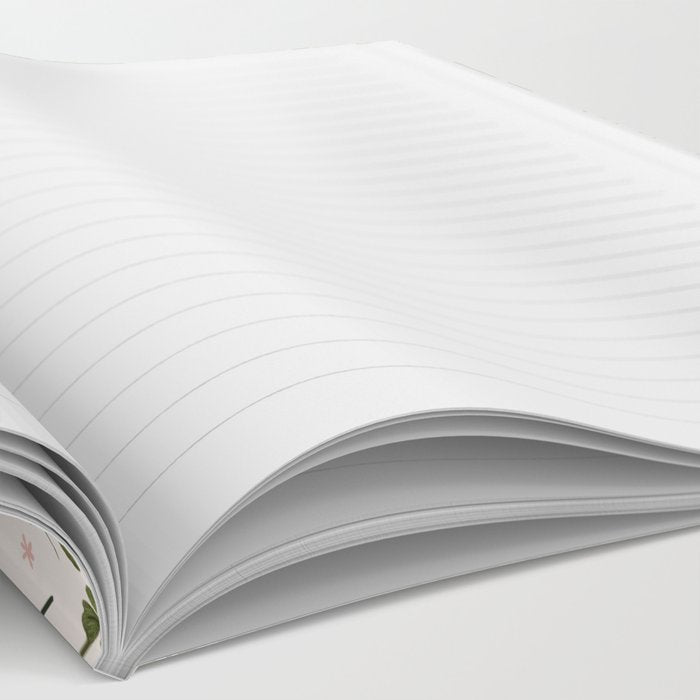 Herbarium ~ vintage inspired botanical art print ~ white Notebook Gallery Image 2