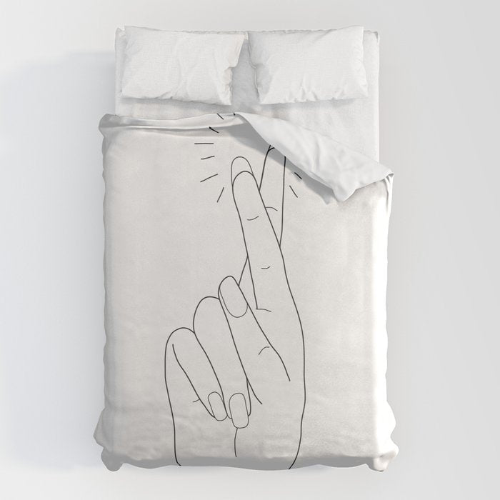 Fingers Crossed Duvet Cover Gallery Image 6