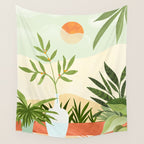 Bohemian Terrace Landscape Wall Tapestry Gallery Image 4