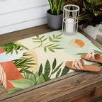 Bohemian Terrace Landscape Outdoor Rug Gallery Image 2