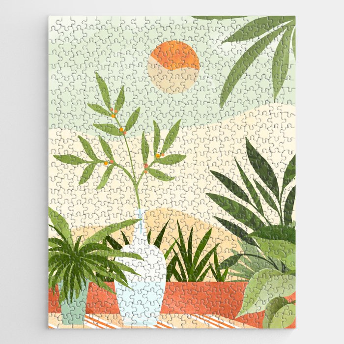 Bohemian Terrace Landscape Jigsaw Puzzle Gallery Image 1