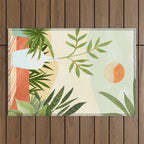 Bohemian Terrace Landscape Outdoor Rug Gallery Image 1