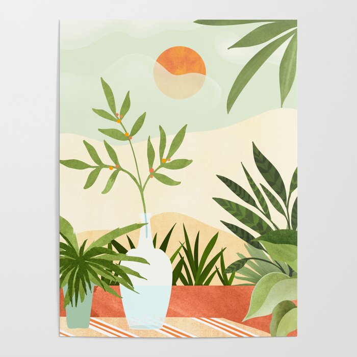 Bohemian Terrace Landscape Poster Gallery Image 4