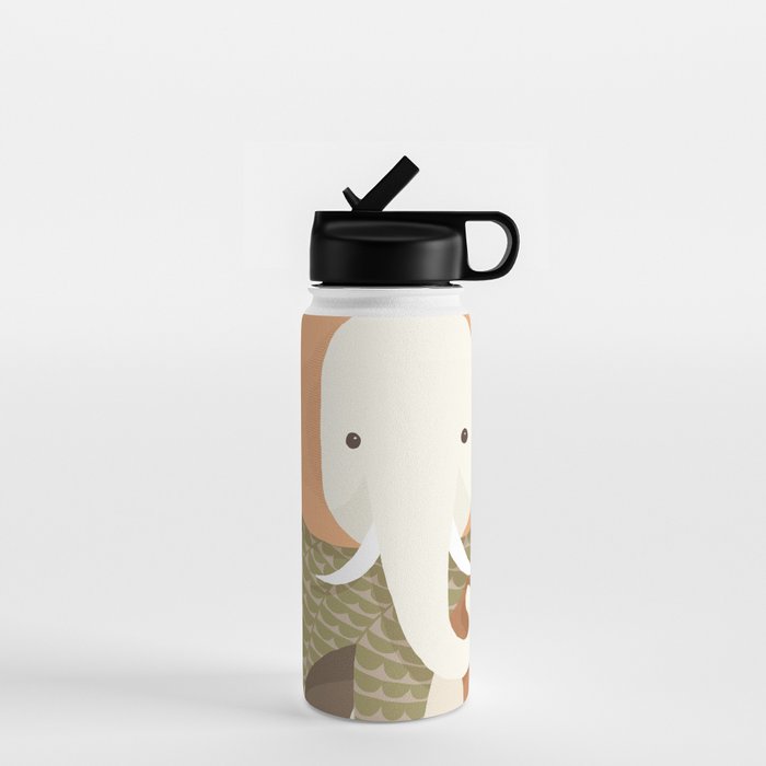 Whimsical Elephant Water Bottle Gallery Image 1