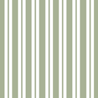 Classic Double Stripe Pattern Sage Green and White Coffee Mug Gallery Image 2