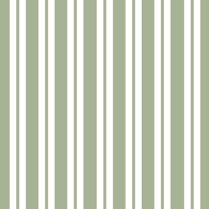 Classic Double Stripe Pattern Sage Green and White Coffee Mug Gallery Image 2