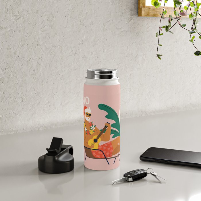 Hot Santa on vacation Water Bottle Gallery Image 4