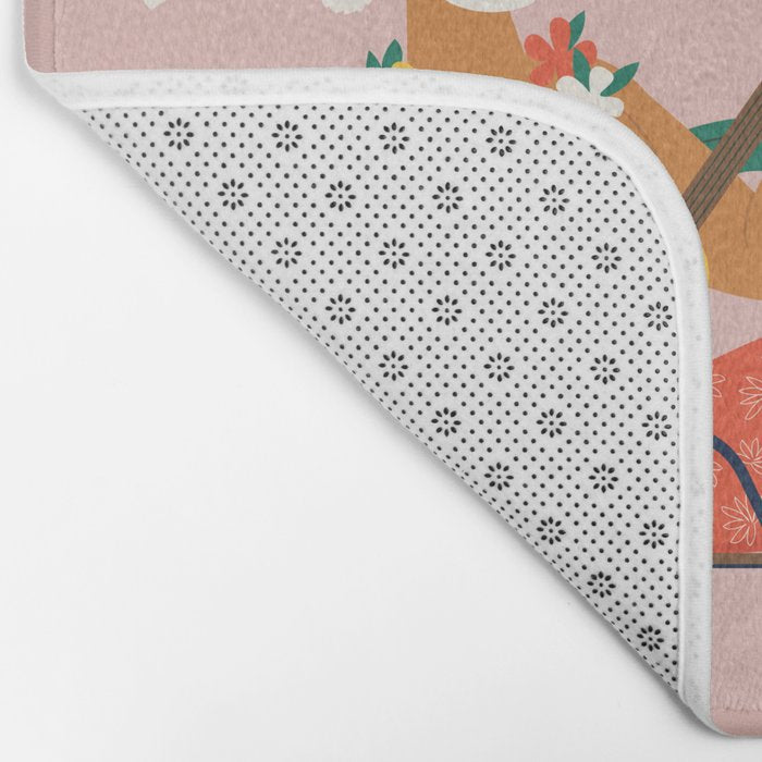 Hot Santa on vacation Bath Mat Gallery Image 2
