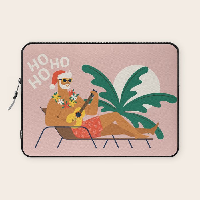 Hot Santa on vacation Laptop Sleeve Gallery Image 1