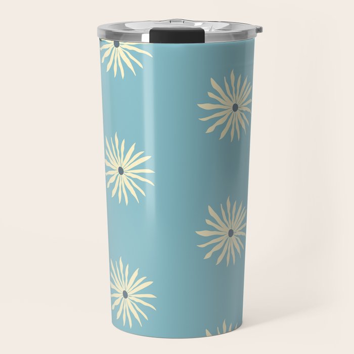 Retro Sun - Blue Sky Travel Mug Gallery Image 1