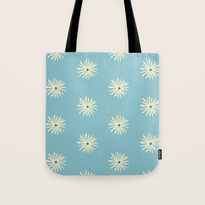 Retro Sun - Blue Sky Tote Bag Gallery Image 1