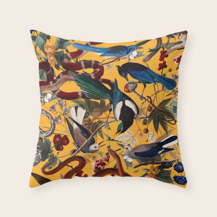 Dangers in the Forest X Throw Pillow Gallery Image 6