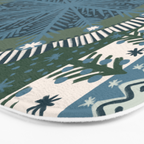 Christmas Symmetric Pattern #3 Bath Mat Gallery Image 3
