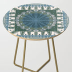 Christmas Symmetric Pattern #3 Side Table Gallery Image 2