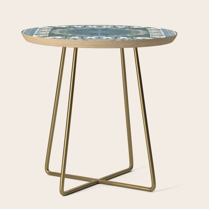 Christmas Symmetric Pattern #3 Side Table Gallery Image 1