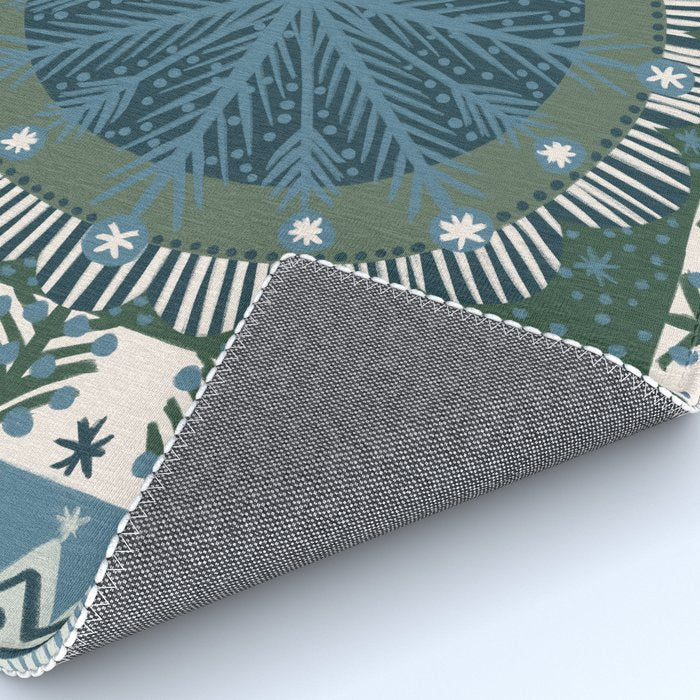 Christmas Symmetric Pattern #3 Rug Gallery Image 4
