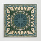 Christmas Symmetric Pattern #3 Wood Wall Art Gallery Image 1
