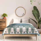 Christmas Symmetric Pattern #3 Comforter Gallery Image 3