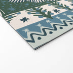 Christmas Symmetric Pattern #3 Welcome Mat Gallery Image 2