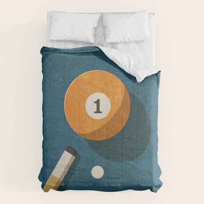 BILLIARDS / Ball 1 Comforter Gallery Image 6