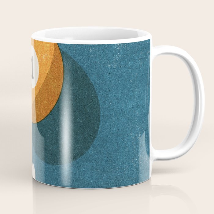 BILLIARDS / Ball 1 Coffee Mug Gallery Image 1