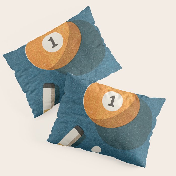 BILLIARDS / Ball 1 Pillow Sham Gallery Image 3