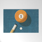 BILLIARDS / Ball 1 Welcome Mat Gallery Image 1