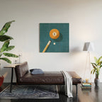 BILLIARDS / Ball 1 Wood Wall Art Gallery Image 2
