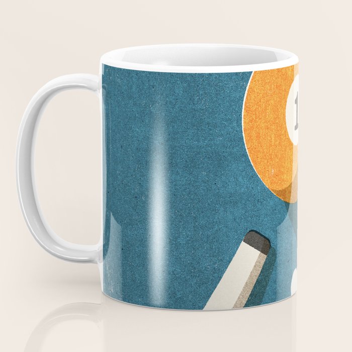BILLIARDS / Ball 1 Coffee Mug Gallery Image 3