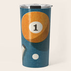 BILLIARDS / Ball 1 Travel Mug Gallery Image 1