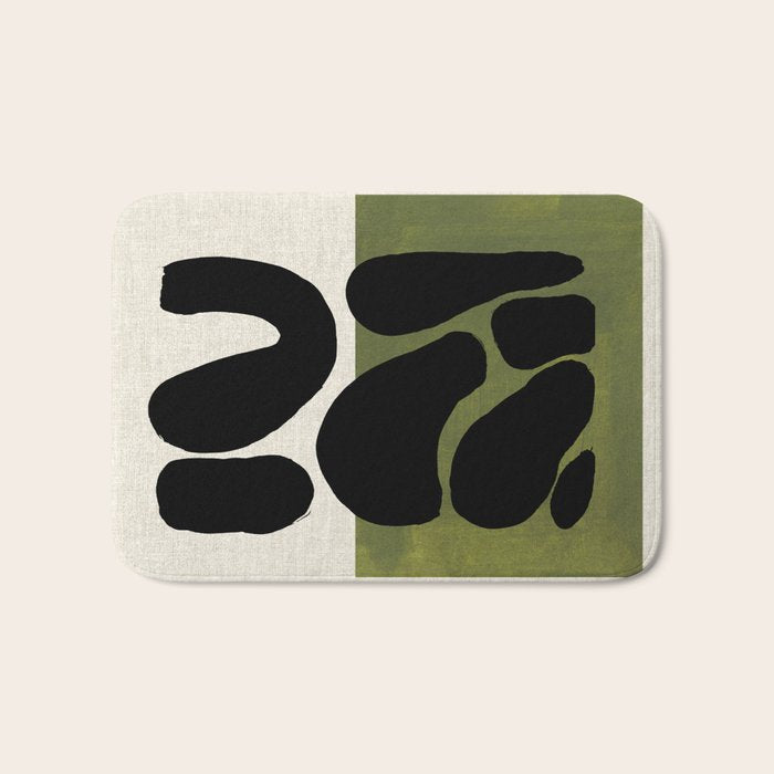Olive Seeds Bath Mat Gallery Image 1