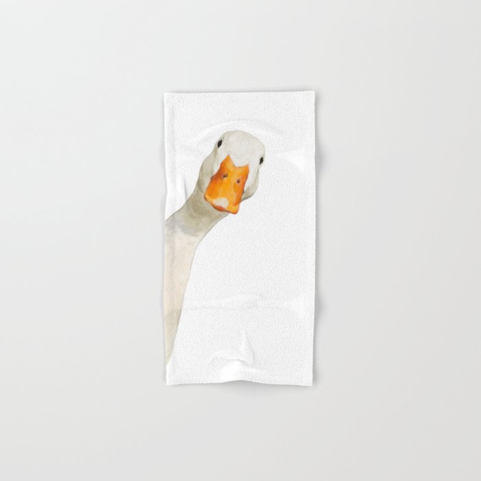 Sneaky White Duck Bath Towel Gallery Image 1