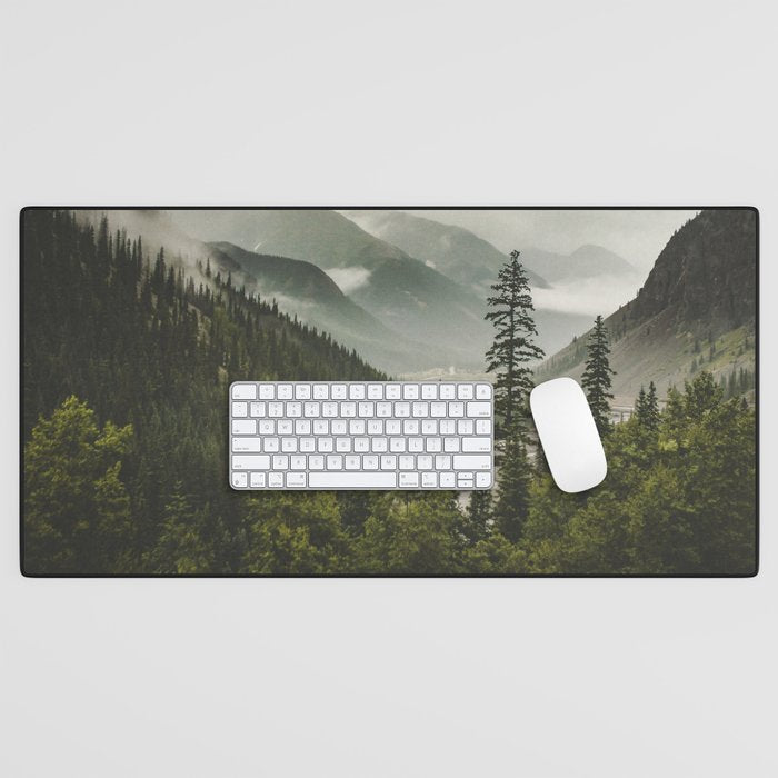 Mountain Valley of Forever Desk Mat Gallery Image 1