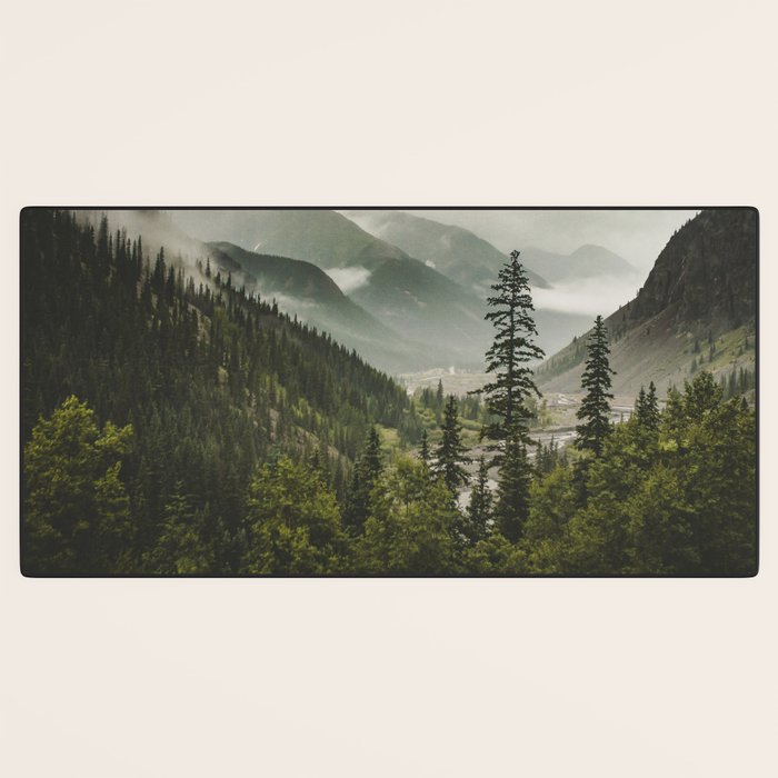 Mountain Valley of Forever Desk Mat Gallery Image 3