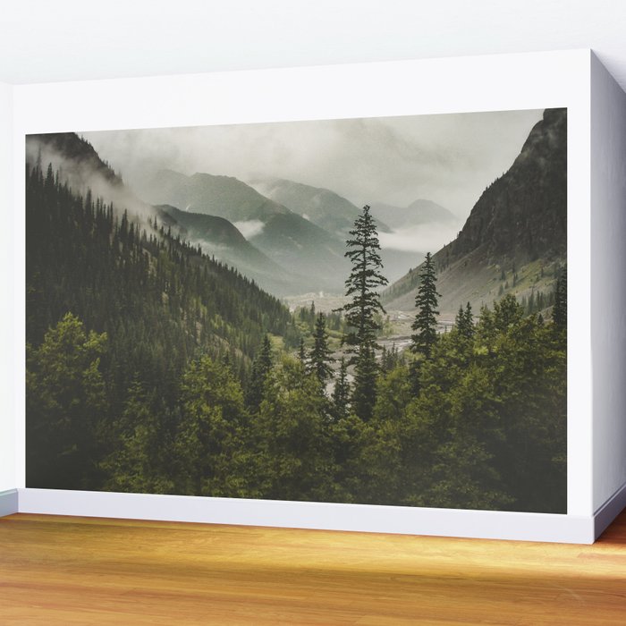 Mountain Valley of Forever Wall Mural Gallery Image 2