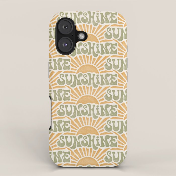 Sunshine - gold and green iPhone Case Gallery Image 1