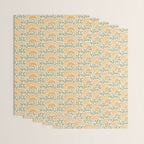Sunshine - gold and green Wrapping Paper Gallery Image 3