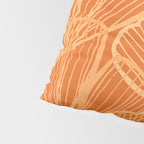 Modern Garden in Orange Pillow Sham Gallery Image 4