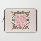 You Can't Stress Over Things You Can't Control Laptop Sleeve Gallery Image 1