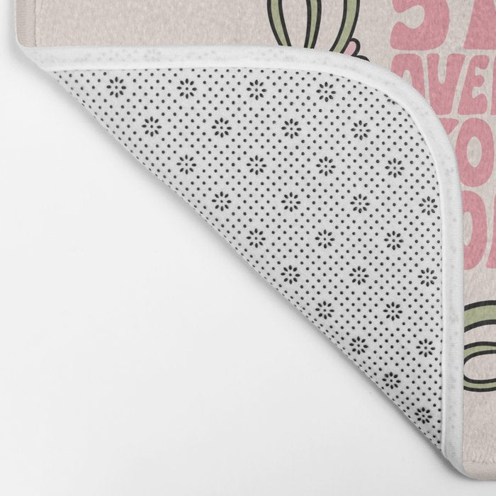 You Can't Stress Over Things You Can't Control Bath Mat Gallery Image 2